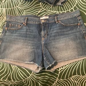 LOFT Blue Jean Shorts